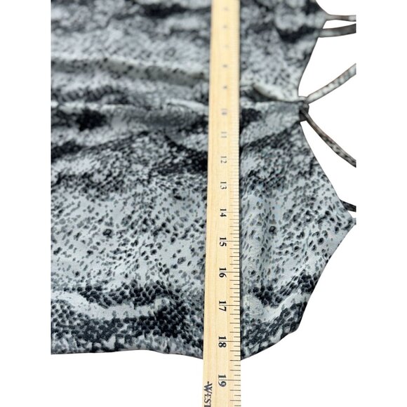 Snake Print Strappy Midi Dress Sleeveless Relaxed Fit Boho Casual party Clubwear - Picture 9 of 11